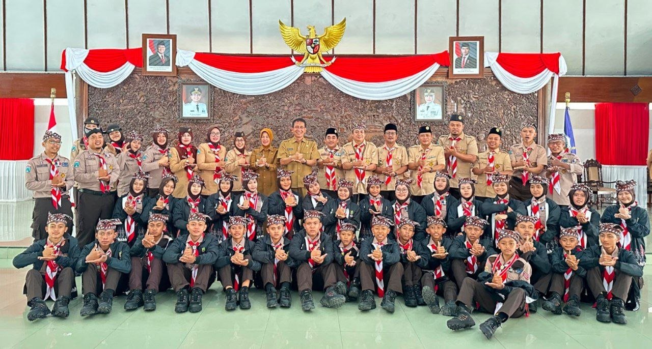 Pesan Bupati Setyo Wahono untuk 42 Pramuka Bojonegoro...