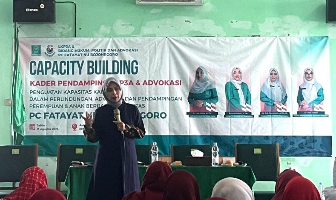 Capacity Building Fatayat NU Bojonegoro, Kader Didorong Perkuat Jejaring Perlindungan Perempuan dan Anak