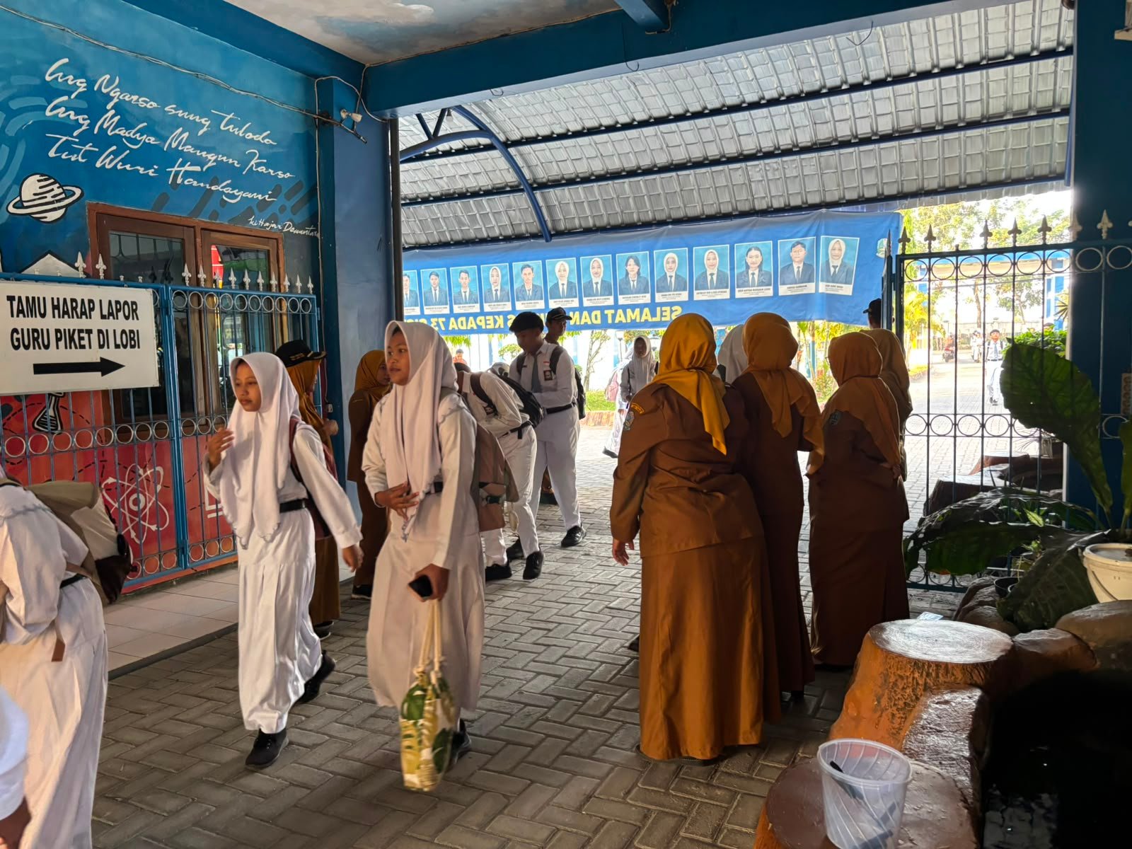 Membangun budaya tertib lalu lintas, SMAN 1 Sumberrejo...