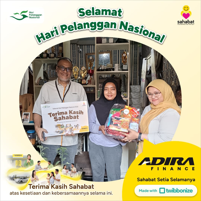 Rayakan Hari Pelanggan Nasional 2026, Adira Finance Hadirkan...