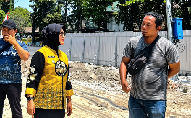 Wabup Bojonegoro Murka, Pohon Besar di Proyek Taman...