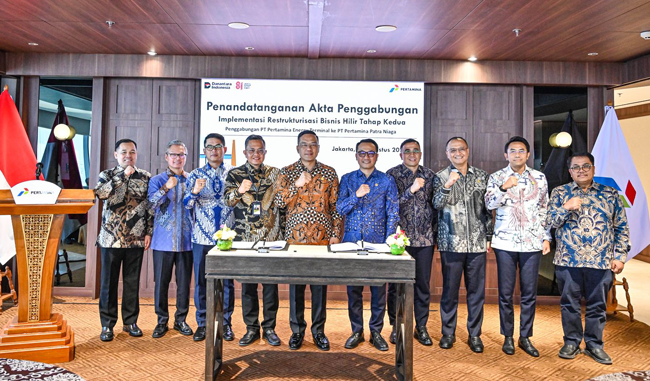 PT Pertamina Tuntaskan PT Pertamina Energy Terminal Gabung...