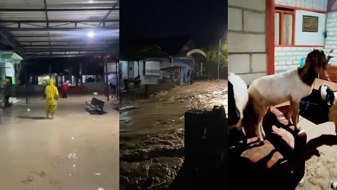 Video Banjir Bandang Besar Terjang Selatan Bojonegoro, Kecamatan Gondang