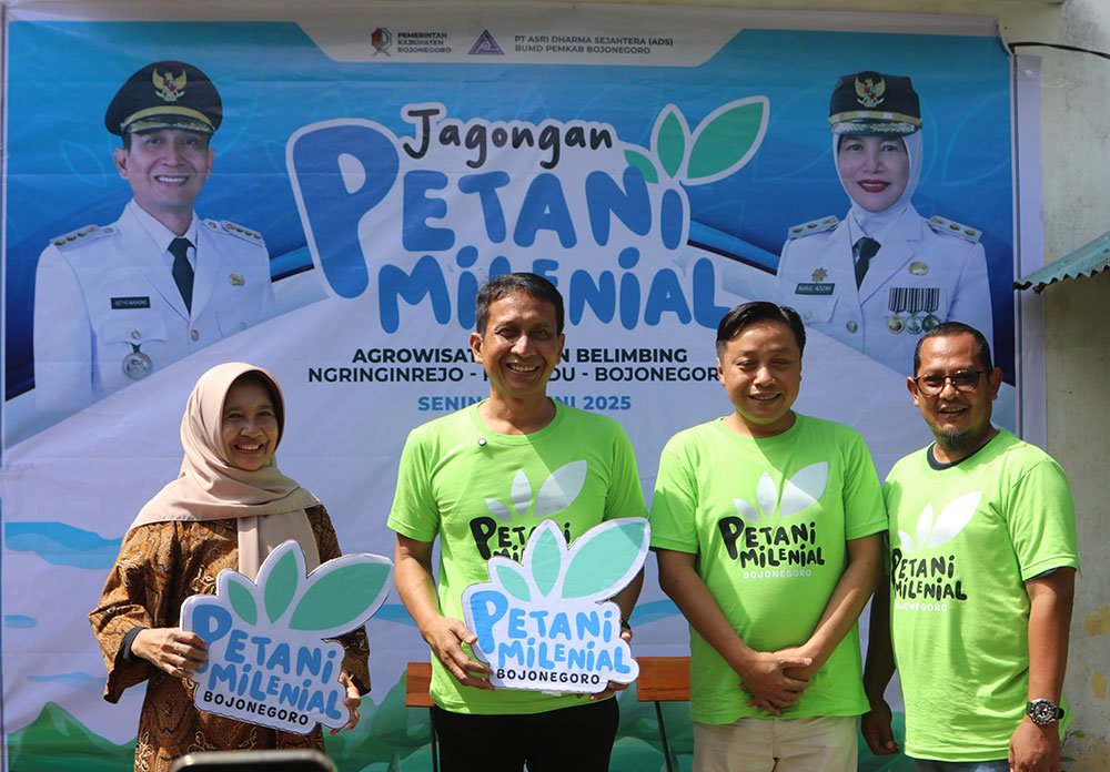 Jagongan Petani Milenial: Bupati Setyo Wahono Dorong Petani Milenial Wujudkan Kemandirian Ekonomi Pertanian Bojonegoro