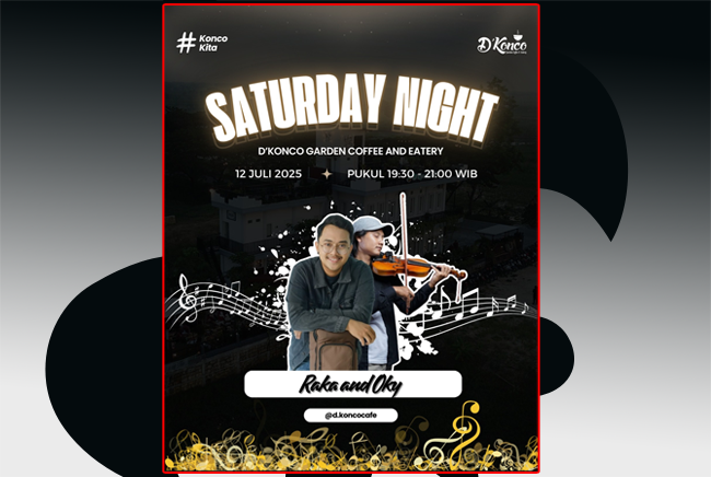 Ayo...! D'Konco Cafe Malam Mingguan Bareng Raka dan Oky