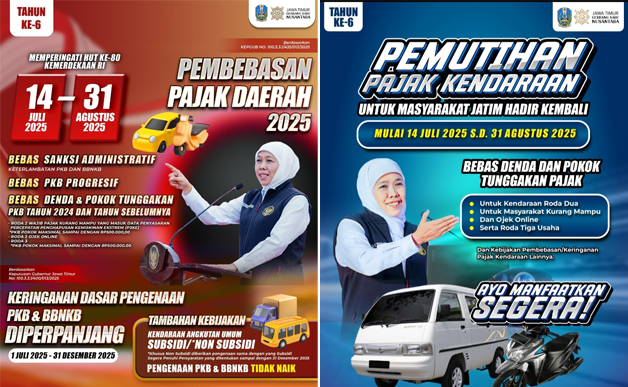 Hore..! Pemutihan Pajak Kendaraan Bermotor 2025