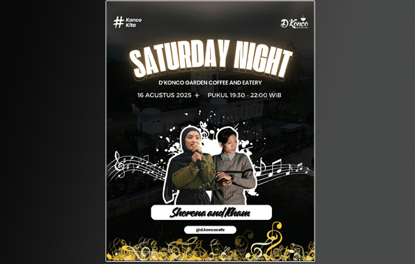 Wisata Kuliner Malam Minggu di D'Konco Cafe
