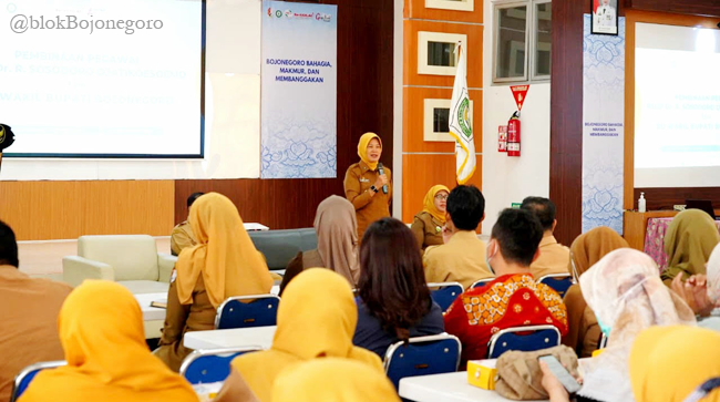 Dorong Ekonomi Ojol, Wabup Nurul Ajak Pegawai RSUD Sosodoro Gunakan Jasa Ojek Online