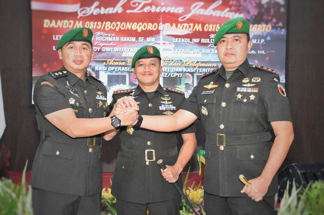 Jabatan Komandan Kodim 0813 Bojonegoro Resmi Berganti