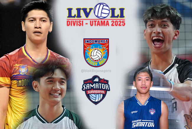 Indomaret dan Surabaya Samator Berebut 1 Slot Final Four