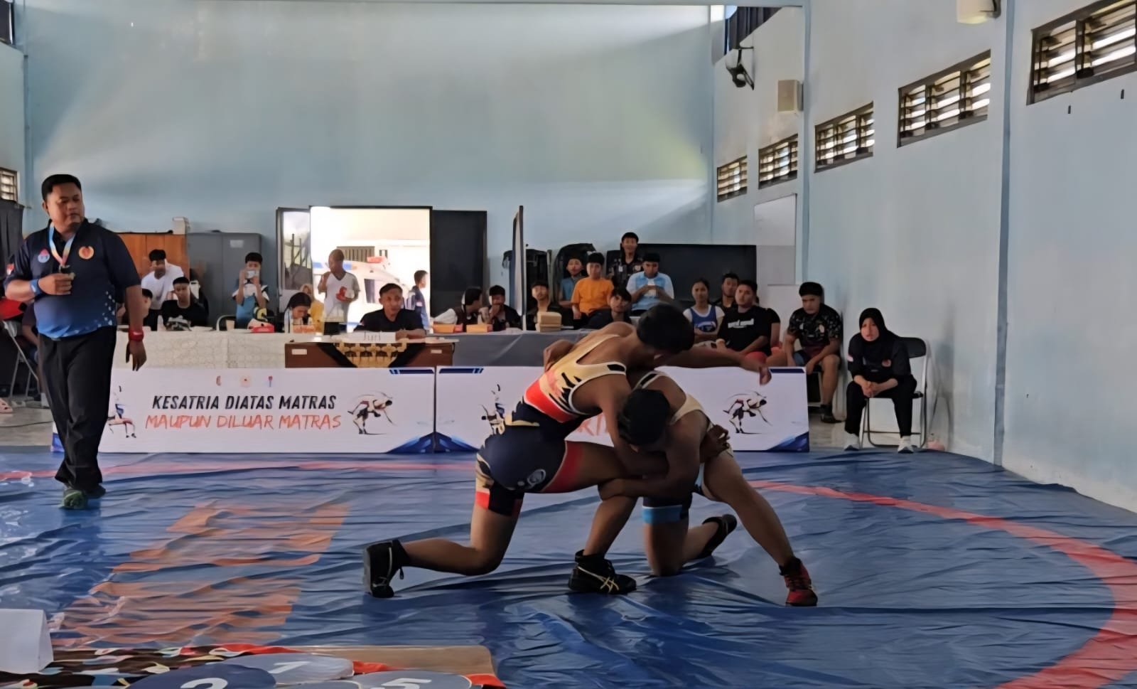 Debut Perdana, Cabor Gulat Resmi Dipertandingkan di Bojonegoro