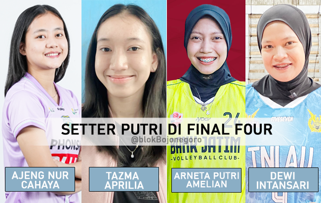 Ajeng, Tazma dan Arneta, Adu Cerdik Setter Cantik Timnas di Final Four