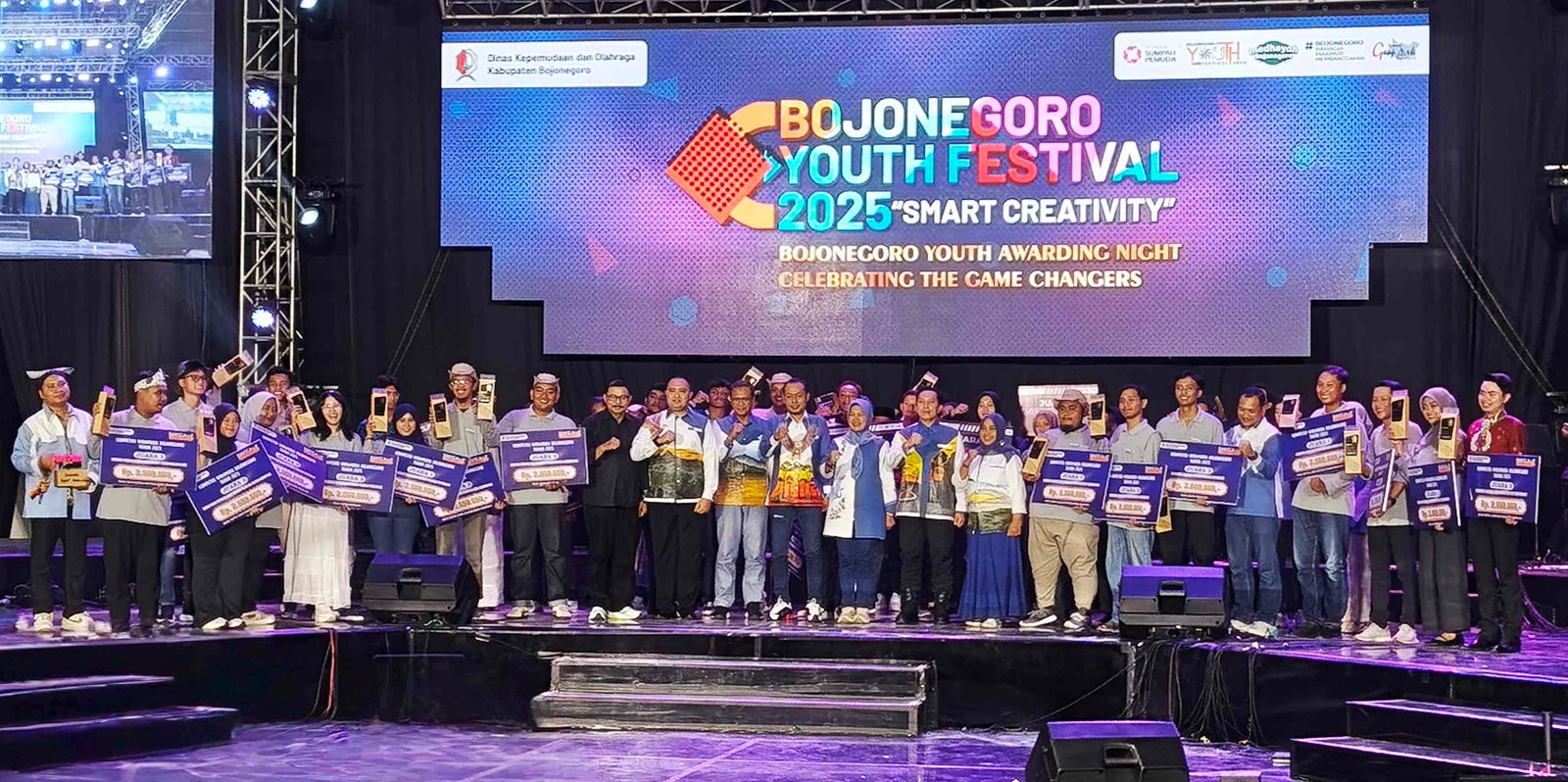Malam Puncak Bojonegoro Youth Festival 2025: Merayakan Kecerdasan dan Kreativitas Pemuda
