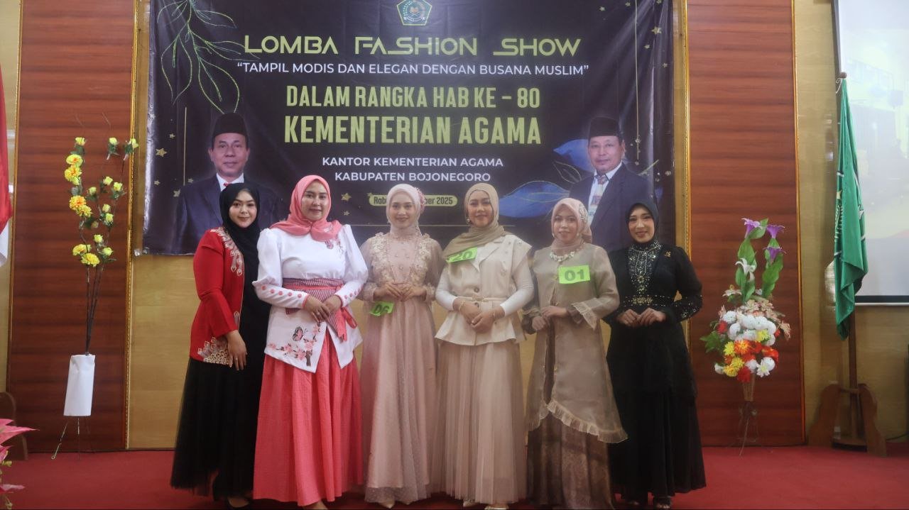 Talenta Pegawai Bersinar di Fashion Show Kemenag Bojonegoro, Ini Daftar Juaranya
