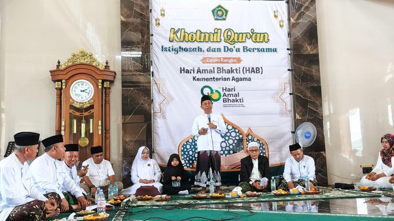 Kemenag Bojonegoro Peringati HAB dengan Khotmil Qur’an dan Doa Bersama