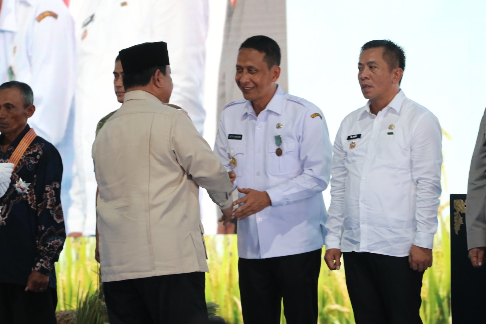Bupati Bojonegoro Terima Satyalancana Wira Karya dari Presiden Prabowo