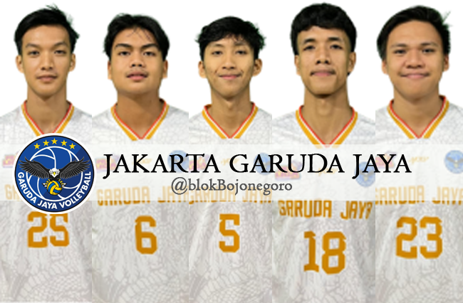 Inilah Skuad Tim Jakarta Garuda Jaya di Proliga 2026