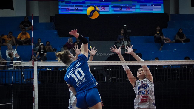 Rekaman Aksi BJB Tandamata Vs Medan Falcons di Proliga 2026 Seri Bojonegoro