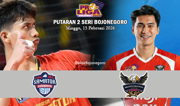 Proliga 2026 Putra: Surabaya Samator Vs Falcons Tirta Bhagasasi, Ujian Tuan Rumah Menuju Final Four