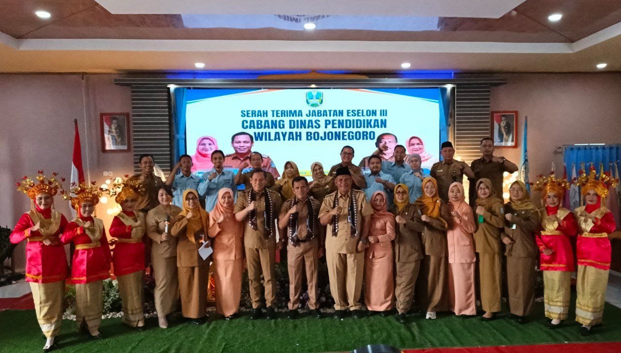 Kacabdindik Wilayah Bojonegoro Berganti, Hidayat Rahman Pamit dan Agus Hariyono Siap Lanjutkan Tugas