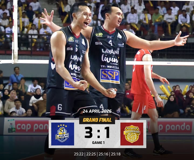 Grand Final Proliga 2026 Putra: LavAni Hajar Bhayangkara Presisi 3-1