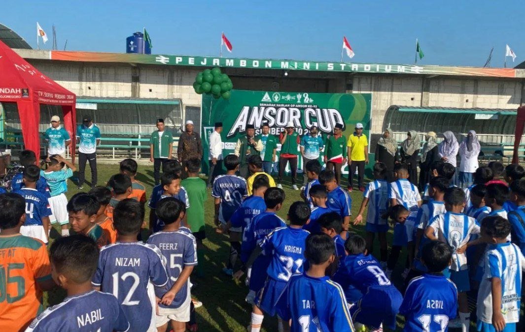Peringati Harlah Ke-92, GP Ansor Sumberrejo Dorong Pembinaan Sepak Bola Usia Dini