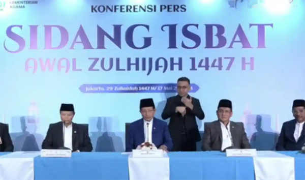 Pemerintah Tetapkan Idul Adha 1447 H Jatuh Pada 27 Mei