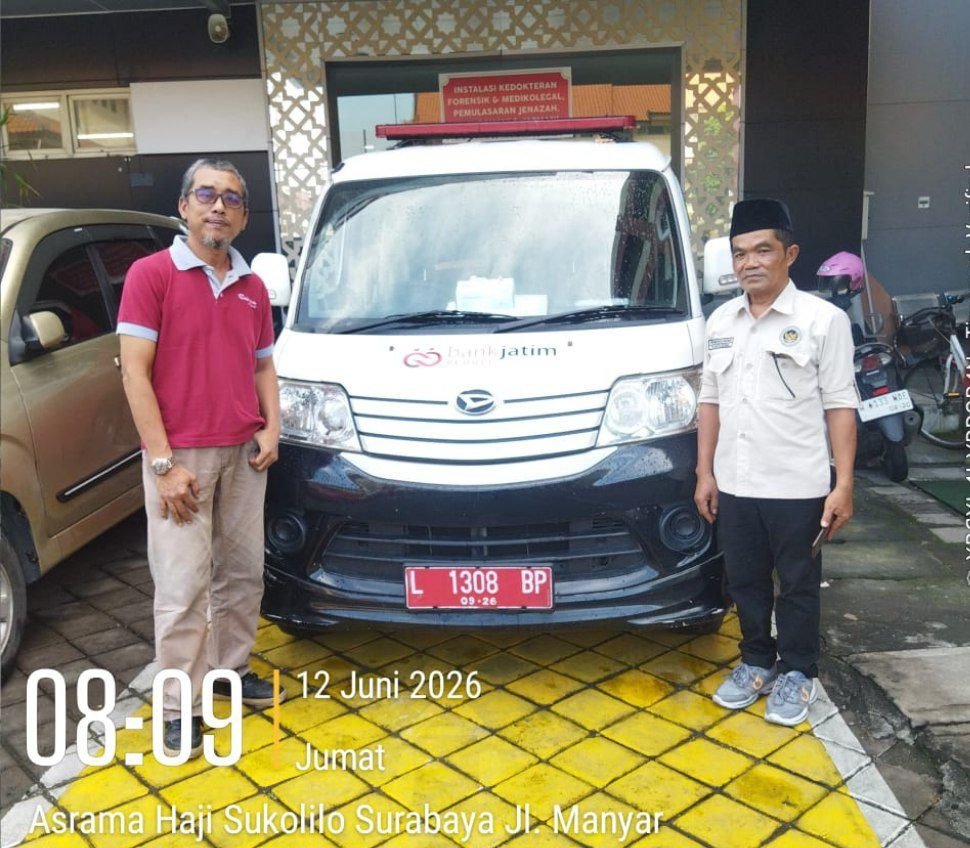 Kloter Haji Bojonegoro Berduka, Jenazah Hj. Marsinah Diberangkatkan dari Surabaya ke Rumah Duka