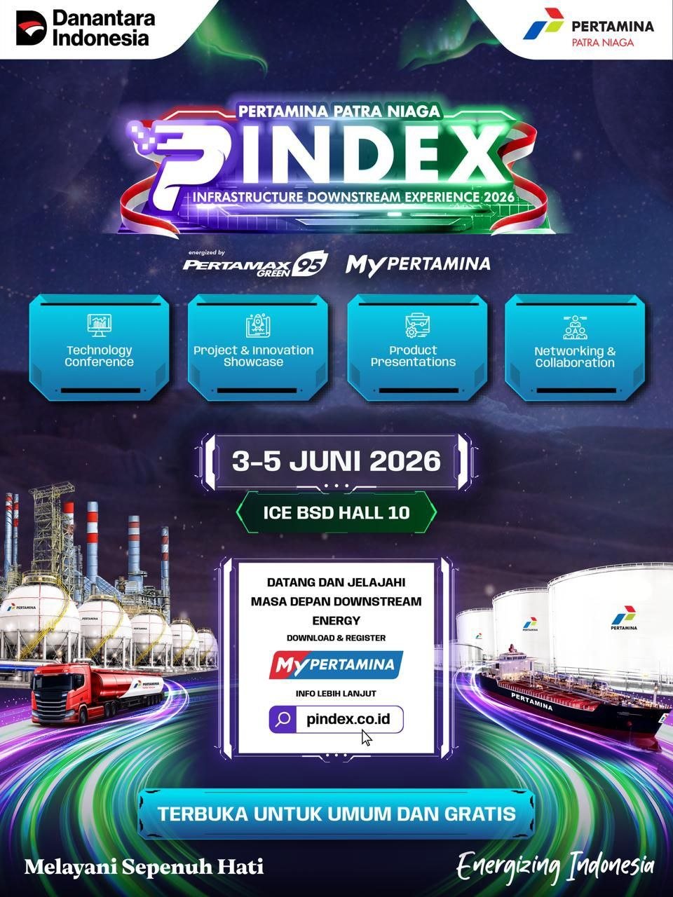 Pertamina Patra Niaga Gelar PINDEX 2026, Dorong Kolaborasi untuk Ketahanan Energi Nasional