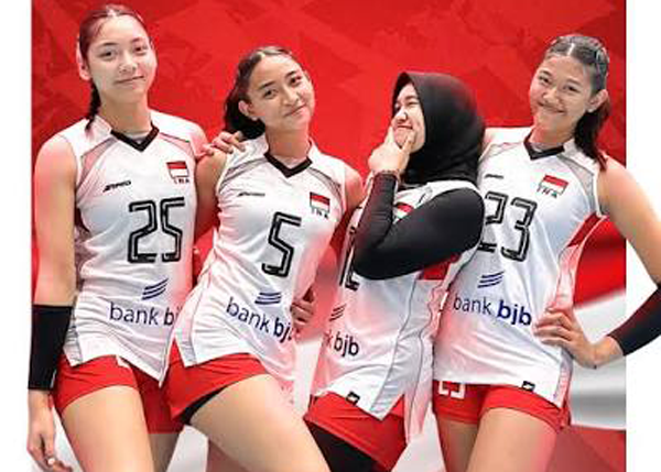 Live Pertandingan Timnas Voli Putri Indonesia U-18 di AVC U-18 Girls Championship, Klik Disini..!
