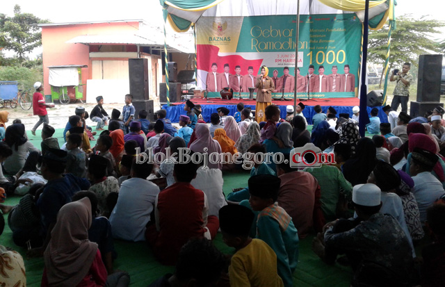 Baznas Bojonegoro Santuni 1000 Anak Yatim dan Piatu