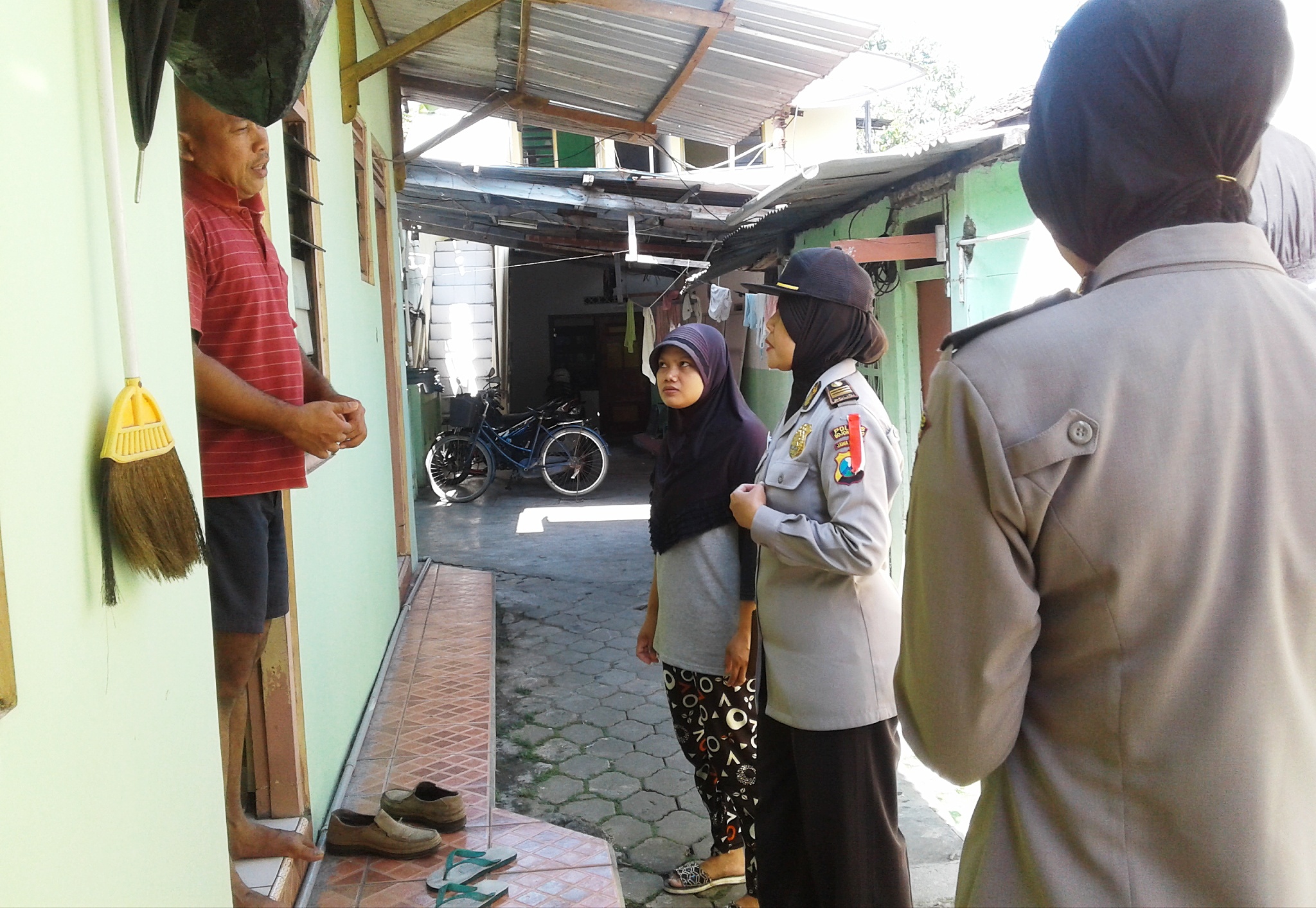 Perketat Keamanan, Polres Operasi Rumah Kos