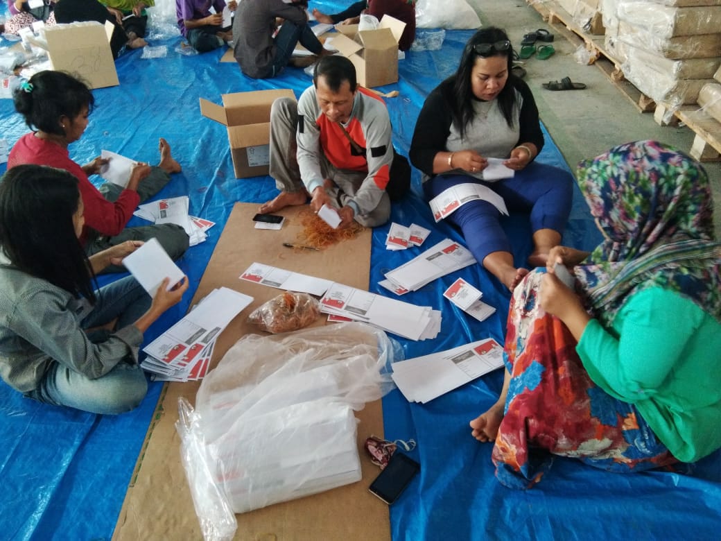 250 Boks Surat Suara Pilbup Tiba di KPU