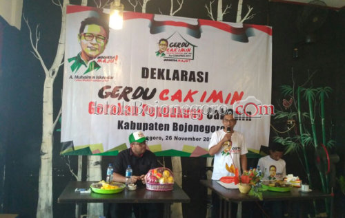 Gerdu Bojonegoro Deklarasi Dukung Cak Imin Cawapres