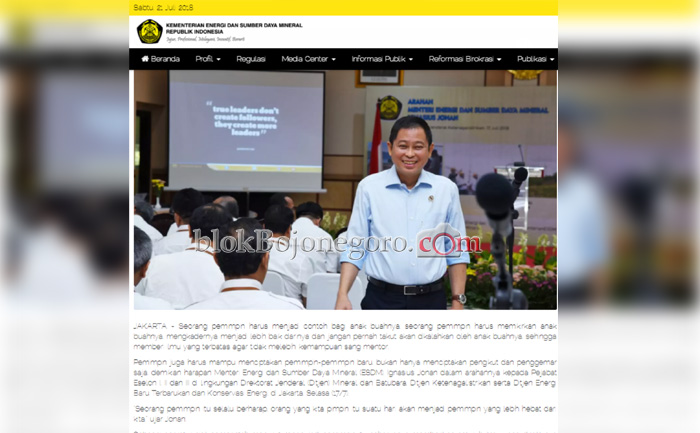 Dianggap Rendahkan Pesilat, IPSI Bojonegoro Kecam Pernyataan Menteri ESDM
