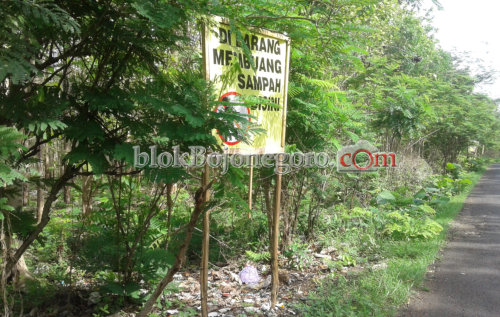 Sampah di Jalan Raya Dander-Bubulan Dikeluhkan Warga