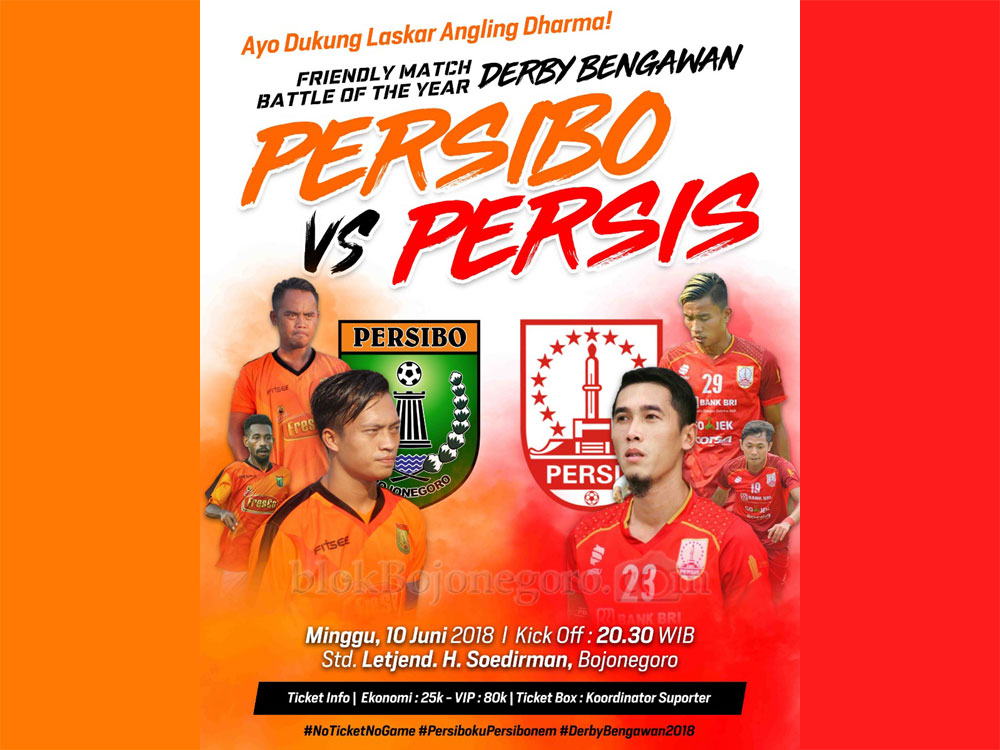 Derbi Bengawan, Persibo akan Lawan Persis Solo