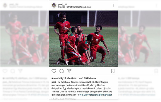 Uji Coba, Saghara Cetak Gol untuk Garuda Muda