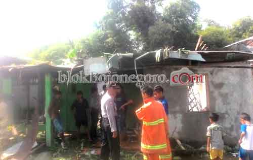 Satu Rumah di Desa Bungur Ludes Dilalap Api