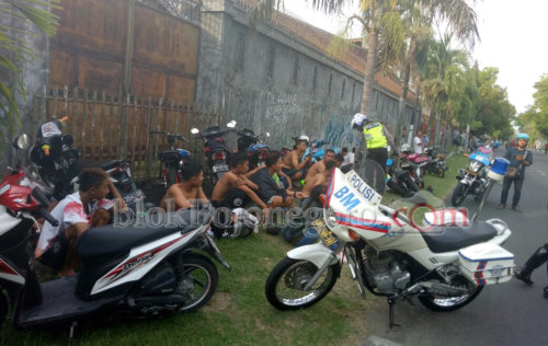 Polres Amankan Balap Liar di Jalan Hayam Wuruk