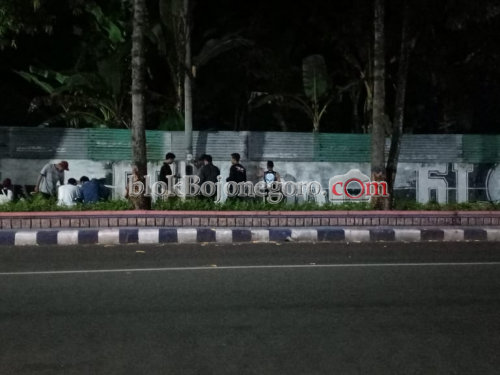 Buat Mural, Curva Nord Tunjukan Persibo Masih Ada