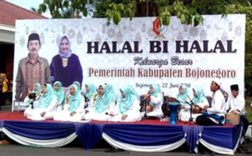 Halal bi Halal Pemkab Bojonegoro Dihibur Shoffa Azzahra