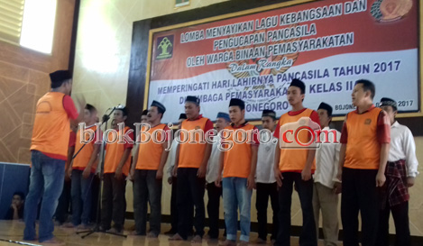 Meriahnya Lomba Paduan Suara Warga Binaan Lapas Bojonegoro