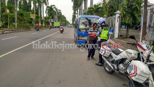 Sat Lantas Polres Bojonegoro Gelar Patroli Hunting System