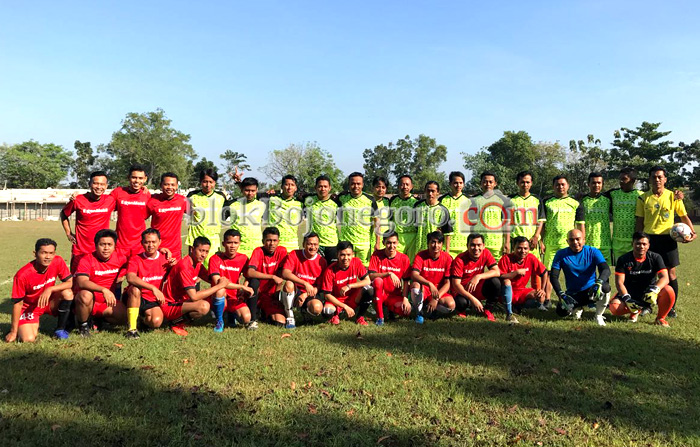 Halal Bihalal, EMCL Tanding Sepak Bola Lawan Wartawan