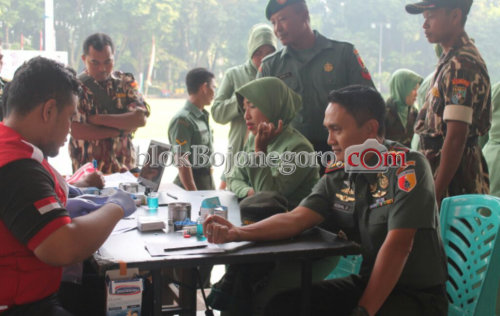 Hari Juang Kartika, Kodim Bakti Sosial Donor Darah