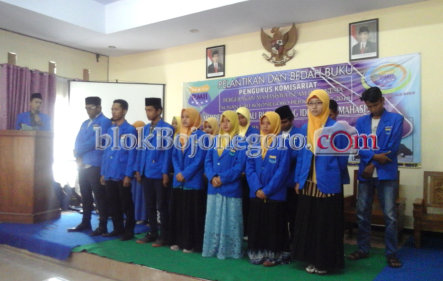 Di Disnakkan, PK PMII Sunan Giri Resmi Dikukuhkan
