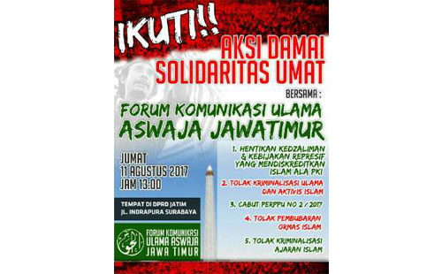 GP Ansor Bojonegoro Menolak Aksi