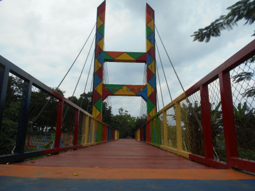 Jembatan Mini di Dander Waterpark Siap Digunakan
