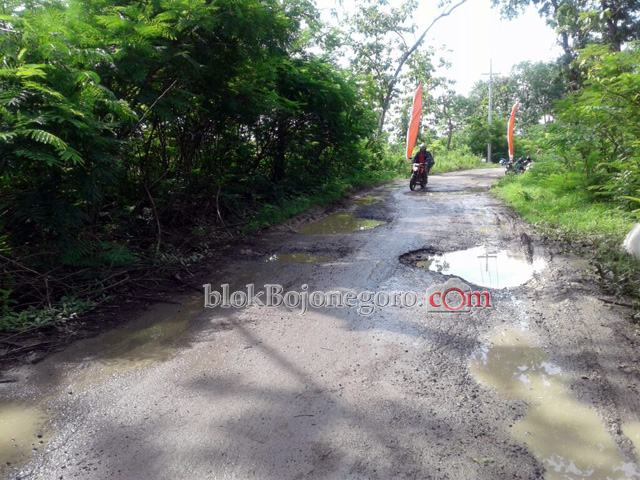 Sebagian Jalan PUK Bubulan-Sekar Berlubang